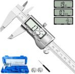 Digital Caliper Measuring Tool, Stainless Steel Vernier Caliper