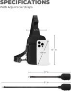 Small Sling Bag for Women and Men, Crossbody Bags - Image 3