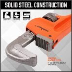 4 Pack Heavy Duty Pipe Wrench Set - Image 2