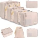 8 Set Packing Cubes Luggage Packing Organizers