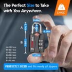 2-Pack TSA Approved Luggage Locks - Image 3