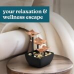Golden Dew Relaxation Tabletop Water Fountain - Image 2