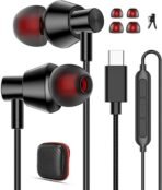 USB C Headphones Wired Earbuds with Microphone