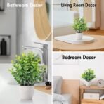 4 Pack Fake Plants Ceramic Mini Potted Plants - Image 3