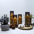 Flameless LED Candles with Timer 5 Pc Candles - Image 3