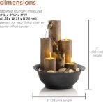 Indoor Tabletop Tiered Water Fountain - Image 2