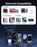 USB C Car Charger, 3-Port Dual USB-C & USB-A Car Power Adapter - Image 2